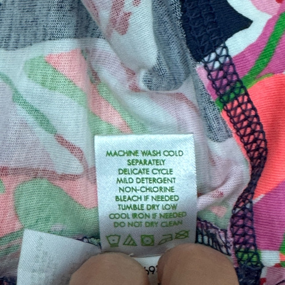 LILLY PULITZER PALMETTO IN THE VIAS PUMA PINK NAVY DRESS-SIZE MEDIUM - Picture 7 of 12